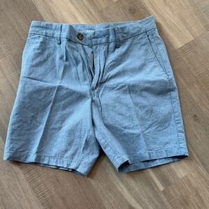 Old Navy Blue Men’s Flat-Front Casual Shorts